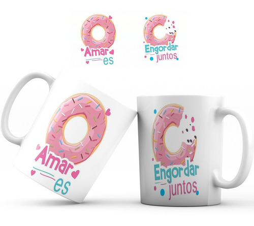 Mug Taza Amor Y Amistad Pareja Regalo 001