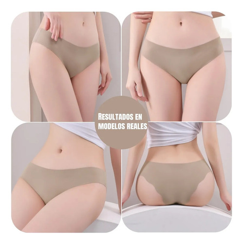 Bx 8 Pack Calzoncillos Hipster Sin Costuras For Mujer