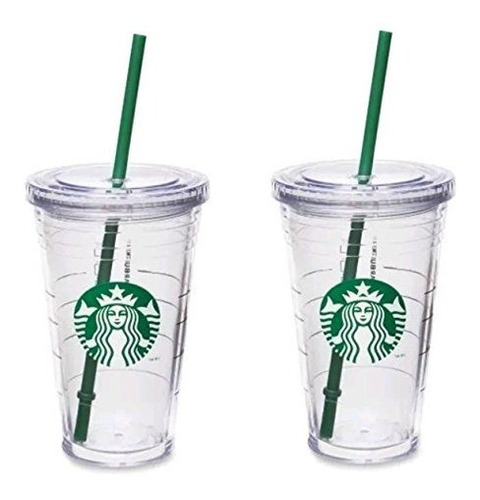 Vaso De Viaje Aislado Starbucks Paquete De 2 Paquetes De 2 O