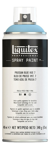 Tinta Spray Base Água Liquitex 400ml 7320 Prussian Blue Hue