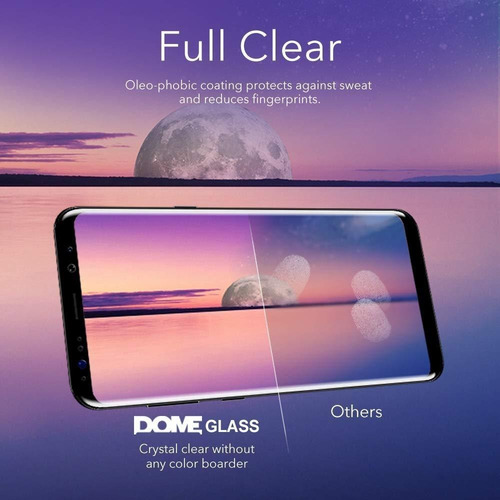 Imagen 6 de 8 de Vidrio Templado Samsung S8 S9 S9 Plus Whitestone Dome Glass#