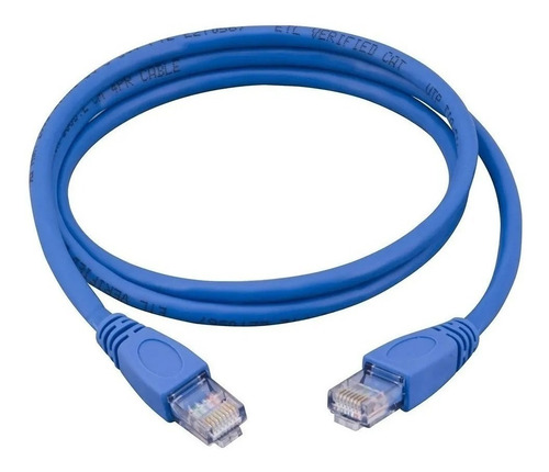 Cable De Red Patchcord 3 Metros Utp Armado Lan Cat. 5e Rj45