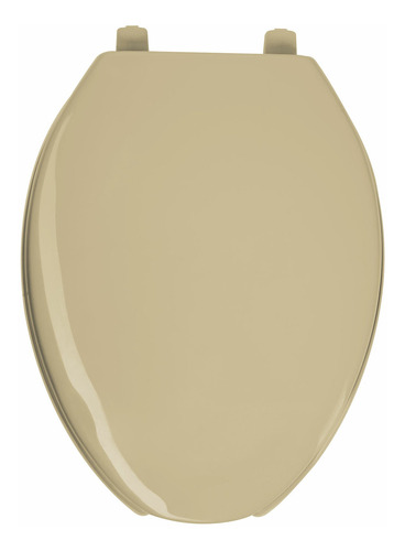 Asiento para inodoro Foset AWC-45 de polipropileno con forma ovalada beige lisa