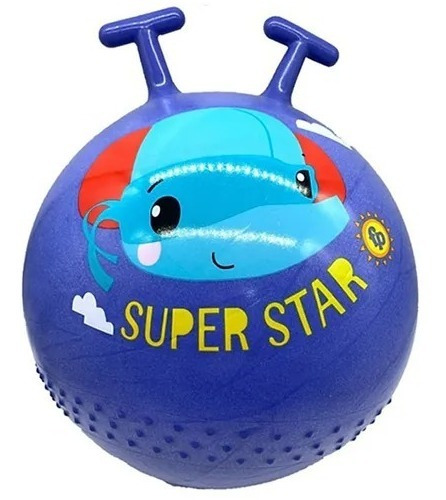 Pelota Saltarina Animalitos + Inflador Fisher Price 45 Cm