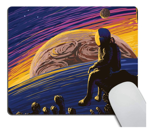 Mouse Pad Smooffly 24x20cm Antideslizante Diseno Astronauta