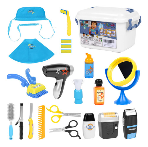 Gifts2u My First - Kit De Afeitado Para Nios, Juego De Peluq