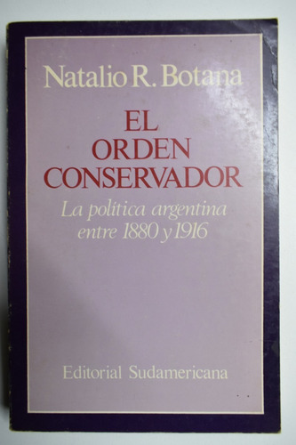 El Orden Conservador: La Política Argentina Entre 1880 Y C86