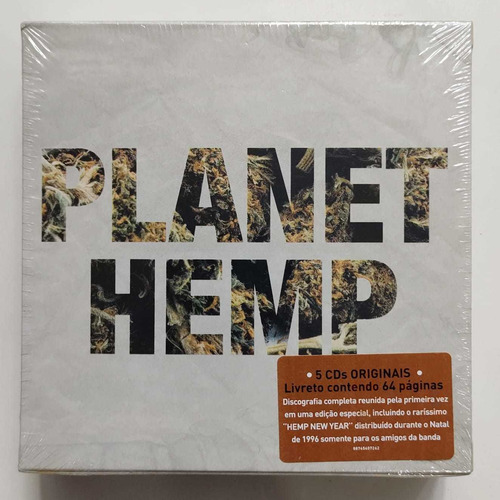 Planet Hemp - Box Com 5 Cds - Discografia Completa + Livreto