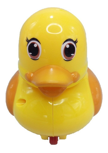Imagen 3 de 4 de Pato Nadador A Cuerda Para Agua Baño Bebes +6m Hola 597 Edu