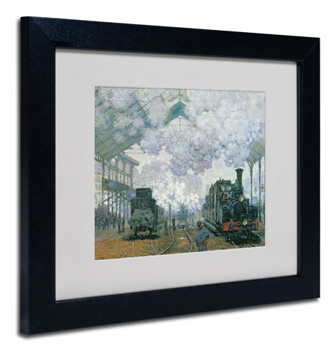 Gare Saint-lazare Arrival Of A Train Por Claude Monet - Lien