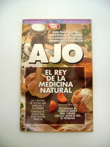 Ajo El Rey De La Medicina Natural Recetas Formulas Boedo (Usado)
