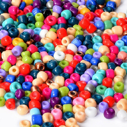S 4000pcs 3mm Perlas De Semillas De Vidrio Para Hacer Joyas