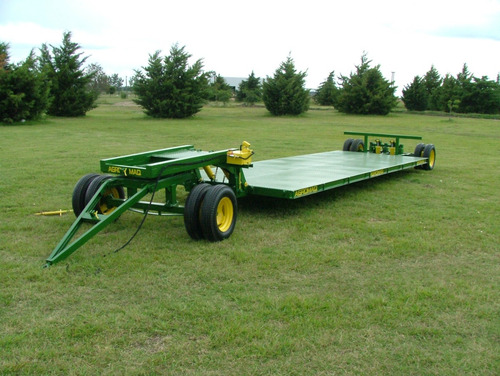 Tráiler Carretón Hidráulico - Para Transporte Y Uso Rural
