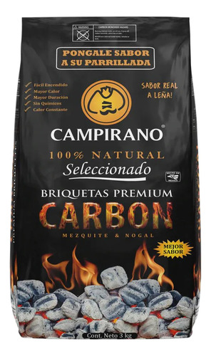 Briquetas De Carbón De Mezquite