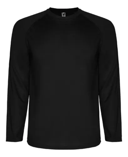 Polera Deportiva Manga Larga 100 Poli ster control Dry Cuotas