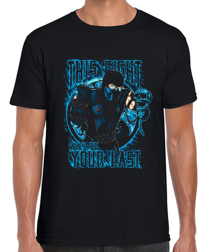 Playera Sub Zero Mortal Kombat Algodón Premium #1001