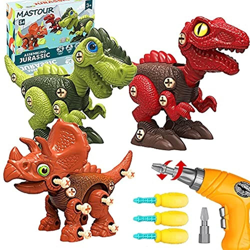 Mastour Dinosaur Toys Para Niños 3-5, Stem Learning Buildin