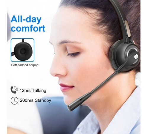 Auricular Vincha Bluetooth Call Center Home Office | Envío gratis