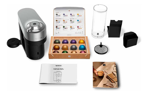 Cafeteira Nespresso Vertuo Pop+ Titânio Para Café Em Cápsula 127v