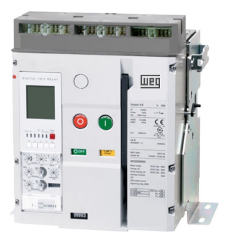 Disjuntor Aberto Abwc 1600a Dn 3p 16azf-c0220 15526290 Weg