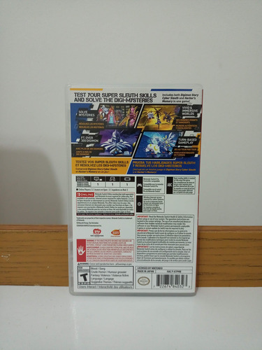 Digimon Story Cyber Sleuth Complete Edition Switch Usado (Usado)
