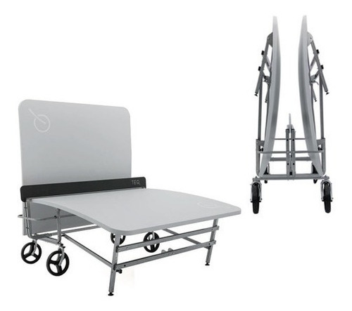 Imagen 2 de 4 de Mesa De Teqball Futbol Tenis Ligera Plegable 76x170x180 Cm