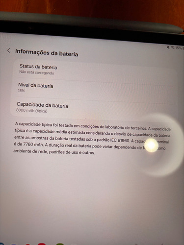 Tablet Samsung Galaxy Tab S9 Fe 128gb 10,9 Cinza Cinza-escuro (Usado)