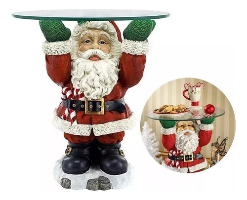 X Bandeja De Escultura De Papai Noel, Decoração De Mesa