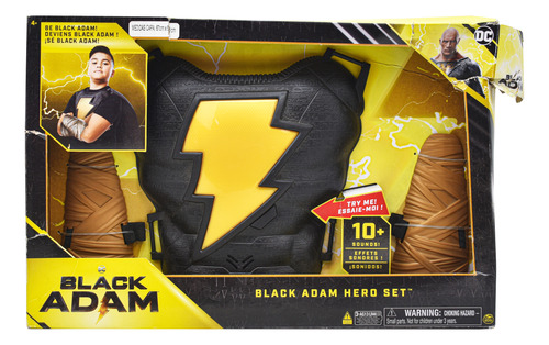 Dc Black Adam Hero Set 10 Sonidos Spin Master Cd