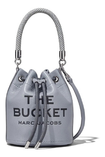 Bolsa The Bucket Marc Jacobs H652l01pf22 050 Wolf Grey Color Gris