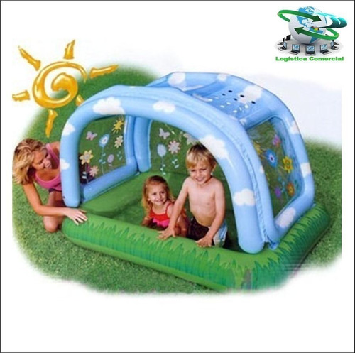 Piscina Inflable Para Niños Intex 57406 Con Parasol O Techo