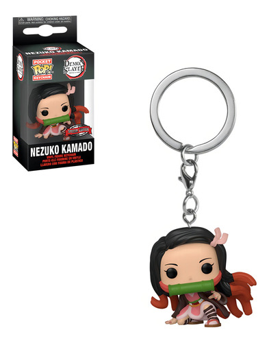 Llavero Nezuko Kamado Demon Slayer Pocket Pop Coleccionable