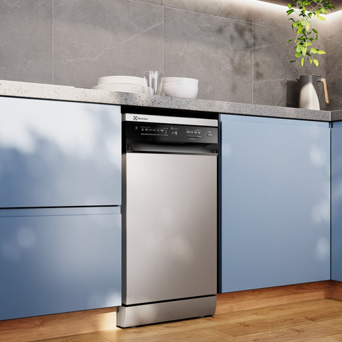 Lava-louça Electrolux 10 Serviços Inox Lava E Seca 50' Ls10e 110v
