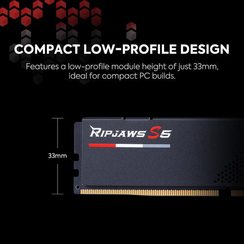 Memoria Ram G.skill Ripjaws 48gb (24x2) Ddr5 5200mhz Negro