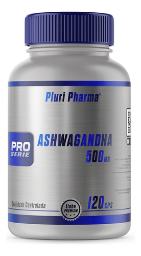 Ashwagandha 500 Mg Pluri Pharma 120 Caps