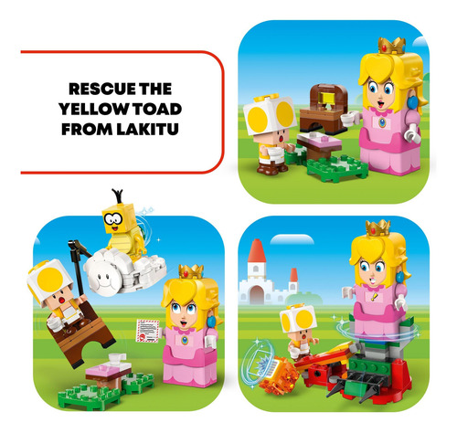 Set De Juego Lego Super Mario Adventures Con Peach Pri Inter