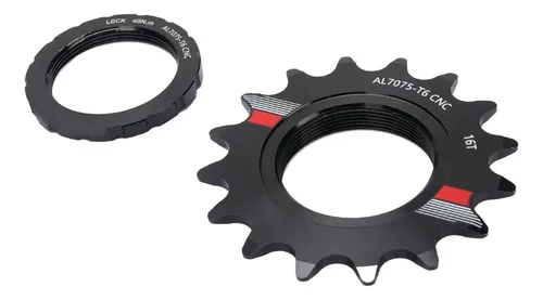Piñón De Disco De Freno Para Bicicleta - 16T, Acero, Para Cadena De 1/2" X 1/8"