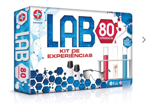 Jogo Lab 80 Kit De Experiências Estrela
