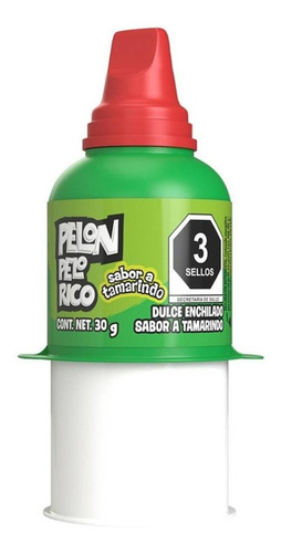 Imagen 3 de 3 de Hershey's Pelon Rico Tamarindo 360g 12 u
