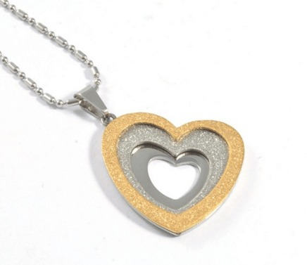 Collar Con Dije De Corazón Oro 18k 14 Febrero San Valentín