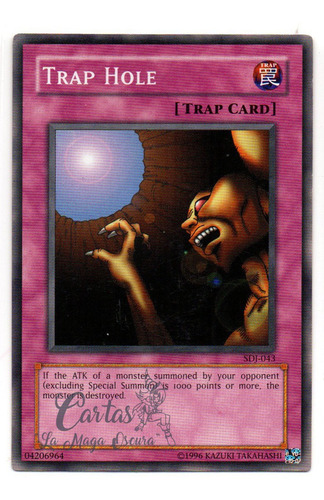 Trap Hole Carta Yu-gi-oh! (Usado)