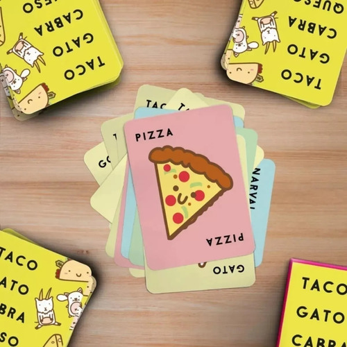 Juego De Cartas Taco Gato Cabra Queso Pizza Buró Shp
