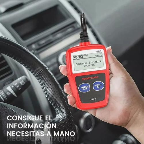 Ms309 Escáner Obd2 Para Vehículos Automotrices