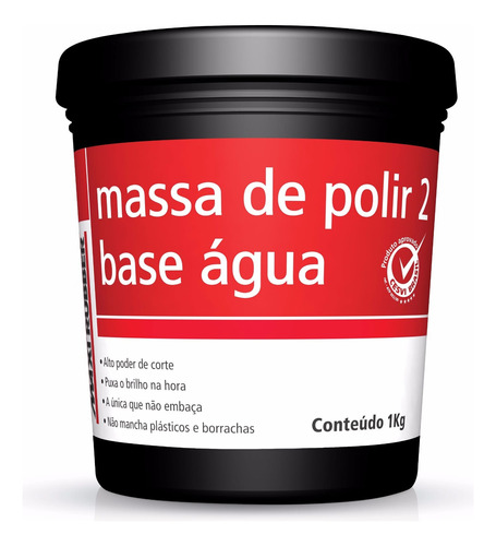 Pasta De Pulir N°2 Base Agua Maxi Rubber 1/2kg  Mundocolor