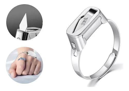 comprar Acero Inoxidable, Defensa Personal, Anillo De Cuchillas