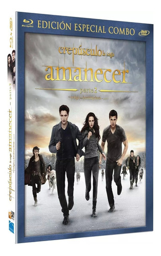 Amanecer Parte 2 Crepúsculo La Saga Blu Ray + Dvd Película