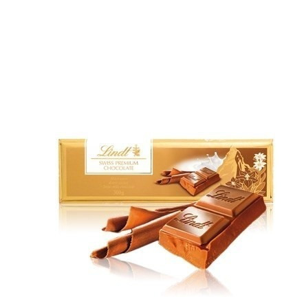 Chocolate Lindt Suizo Barra 300 Grs Tableta Leche Importado