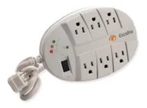Comprar Protector De Voltaje Multitoma C\u002Fcable Exceline 6 Tomas 120v