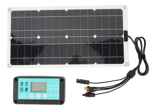 Kit De Panel Solar, Controlador Monocristalino, 250 W, Doble