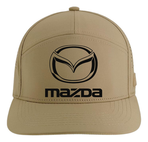 Gorra Mazda Racing 5 Paneles Premiun Caqui